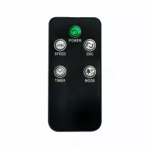 Volteno Wentylator podogowy czarny+ pilot+wywietlacz 40cm