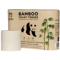 ZUZii Bambusowy papier toaletowy 3-warstwowy 6 szt.