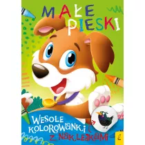 Mae pieski. Wesoe kolorowanki z naklejkami