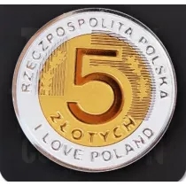 Pan Dragon Magnes I love Poland Polska ILP-MAG-B-PL-44