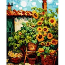 Koh-I-Noor Malowanie po numerach - S�oneczniki 40x50cm