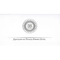 AbCard Zaproszenie AB+ KOMUNIA 10 szt.