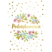 Kukartka Karnet B6 PR-186 Podzi�kowania