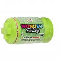 Wonder Factory Never Dry Dough Singles - Green Mga Entertainment