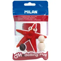 Milan Modelina samoutwardzalna Air-Dry 100 g czerwona