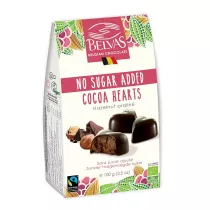 Belvas Belgijskie czekoladki serca bez dodatku cukrw bezglutenowe 100 g Bio
