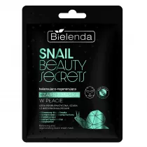 Bielenda Snail Beauty Secrets czarna maska w pacie