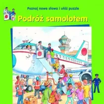Podr samolot. Poznaj nowe sowa i u puzzle Olesiejuk Sp. z o.o.