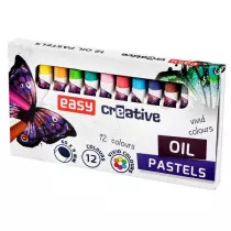 Easy Stationery Pastele olejne 12 szt.