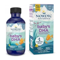 Nordic Naturals Babys DHA 1050 mg with Vitamin D3 - suplement diety 60 ml