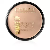 Eveline Cosmetics Art Make-Up Anti-Shine Complex Pressed Powder matujcy puder mineralny z jedwabiem 34 Medium Beige 14 g