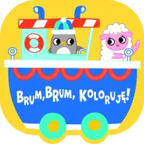 Brum, brum, koloruj�! - Statek