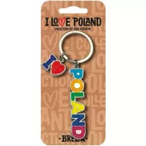 Pan Dragon Brelok I love Poland Polska ILP-BRE-B-PL-09