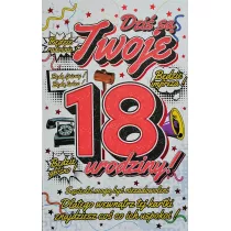 Yeku Karnet Urodzinowy 18