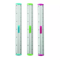 Keyroad Linijka aluminiowa z uchwytem na o��wek 30cm