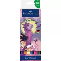 Faber-Castell Pisak akwarelowy goldfaber aqua dwustronny zestaw fantasy 6 szt.