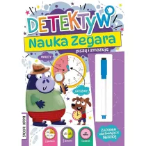 Pisz i zmazuj detektyw nauka zegara