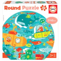 Puzzle okrge 28 el. Pod wod Educa