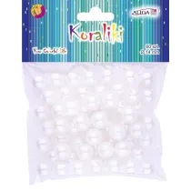 Aliga Koraliki plastikowe per�owe 14mm 60 szt