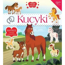 Naklejki iskierki z brokatem. Kucyki