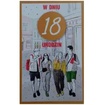 AbCard Kartka okoliczno�ciowa Urodziny 18