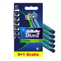 Gillette Blue II Plus Slalom jednorazowe maszynki do golenia dla mczyzn 6 szt.