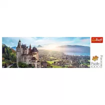 Puzzle panoramiczne 1000 el. Zamek Menthon, Francja Trefl