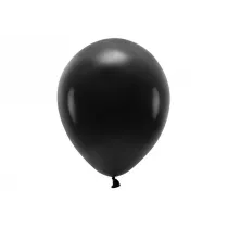 Balony Eco 30cm czarne 10 szt.