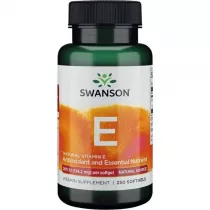 Swanson Witamina E Naturalna 200 IU Suplement diety 250 kaps.