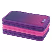 Herlitz Pi�rnik 31 cz�ci potr�jny r�owy/fioletowy