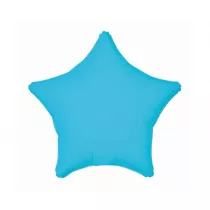 Balon foliowy Gwiazda fluor niebieski 46cm