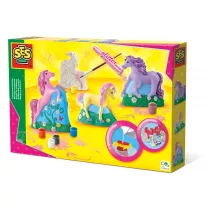Odlewy gipsowe z farbami Koniki 3D Ses Creative