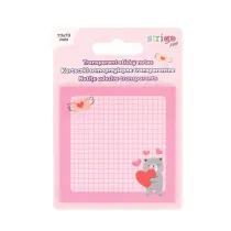 Strigo Karteczki samoprzylepne 73x73mm 50K rowe