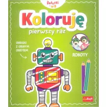 Koloruj pierwszy raz. Roboty