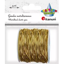 Titanum Sznurek elastyczny zoty 9m