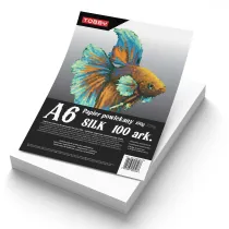 Papier A6 powlekany kredowany 100 ark.150g