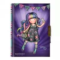 Santoro Zamykany Notes Gorjuss Fairground Up and Away