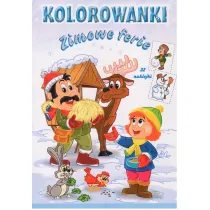 Zimowe ferie. Kolorowanki