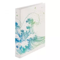 Herlitz Segregator A4 dwuringowy Greenline Fale