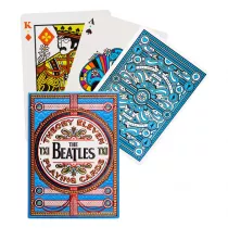 The Beatles, karty do gry, niebieskie Theory11