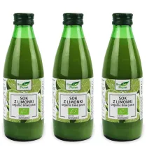 Bio Planet Sok z limonki NFC 100% zestaw 3 x 250 ml Bio