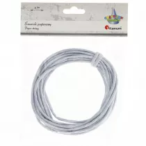 Titanum Sznurek papierowy szary 5m