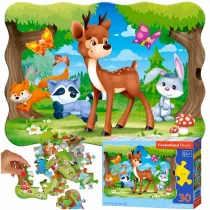 Puzzle 30 el. A Deer AND Friends Castorland