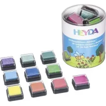 Zestaw poduszek do stempli mini 10 szt Rainbow Heyda