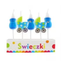 Godan wieczki Pikery Blue Baby 5szt. PF-SPBB5