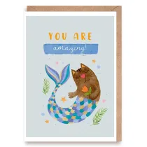 Cardie Kartka okoliczno�ciowa Syrena You are amazing!