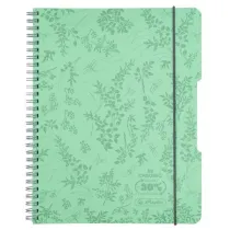 Herlitz Ko�ozeszyt A5/80K kratka Pastel mi�towy (4 szt)