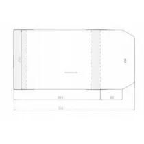 Sztapel Okadka regulowana 250x450mm 50 szt.