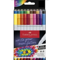 Faber-Castell Flamastry grip boldpen 20 kol.