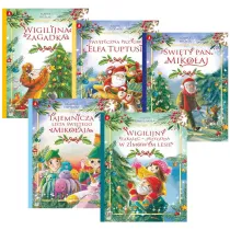 Pakiet: Wigilijna zagadka, witeczna przygoda elfa Tuptusia, wity pan Mikoaj, Tajemnicza lista witego Mikoaja, Wigilijny zakalec - przygoda w zimowym lesie